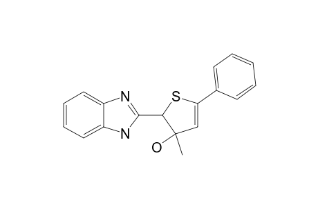 TRANS-2-(2-BENZOIMIDAZOLYL)-3-HYDROXY-3-METHYL-5-PHENYL-2,3-DIHYDRO-THIOPHENE