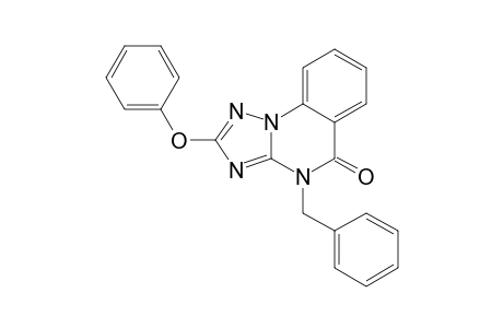 2-PHENOXY-4-BENZYL-[1,2,4]-TRIAZOLO-[1,5-A]-QUINAZOLIN-5-ONE