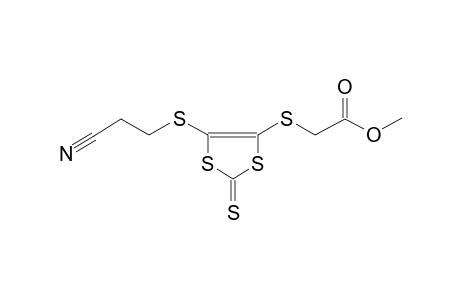 methyl ({5-[(2-cyanoethyl)sulfanyl]-2-thioxo-1,3-dithiol-4-yl}sulfanyl)acetate