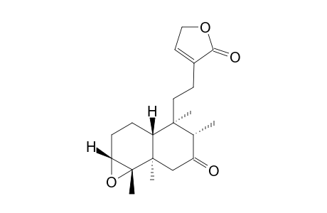 (1aR,3aR,4R,5S,7aR,7bS)-4,5,7a,7b-tetramethyl-4-[2-(5-oxo-2H-furan-4-yl)ethyl]-1a,2,3,3a,5,7-hexahydronaphtho[1,2-b]oxiren-6-one