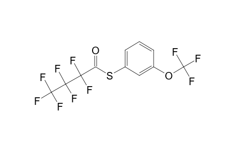 3-(Trifluoromethoxy)thiophenol, S-heptafluorobutyryl-