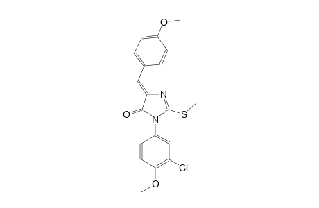 4H-imidazol-4-one, 3-(3-chloro-4-methoxyphenyl)-3,5-dihydro-5-[(4-methoxyphenyl)methylene]-2-(methylthio)-, (5Z)-