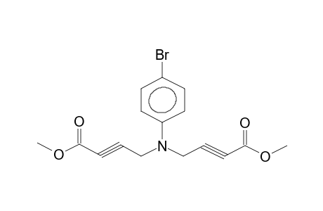 4-(4-bromo-N-(4-keto-4-methoxy-but-2-ynyl)anilino)but-2-ynoic acid methyl ester