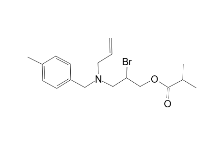 3'-[Allyl(3''-methylbenzyl)amino]-3'-bromopropyl] 2-Methylpropanoate