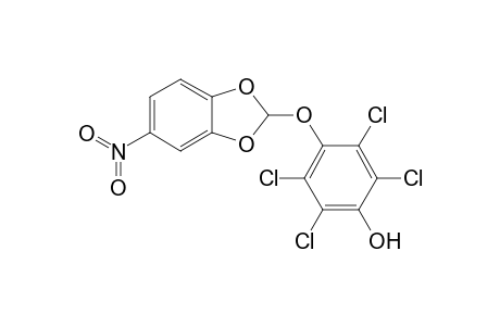 2,3,5,6-tetrachloro-4-[(5-nitro-1,3-benzodioxol-2-yl)oxy]phenol