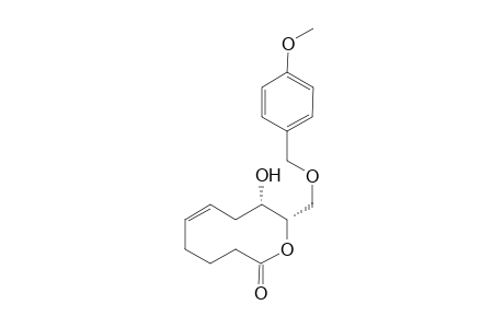(Z)-(+/-)-(9S,10S)-9-Hydroxy-10-(4-methoxybenzyloxy)-3,4,5,8,9,10-hexahydrooxecin-2-one