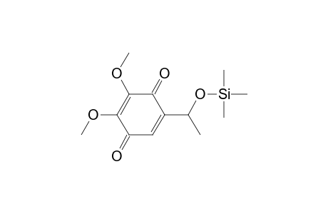 2,5-Cyclohexadiene-1,4-dione, 2,3-dimethoxy-6-[1-[(trimethylsilyl)oxy]ethyl]-