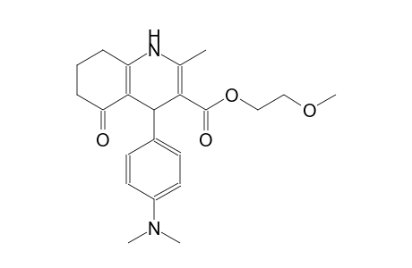 2-methoxyethyl 4-[4-(dimethylamino)phenyl]-2-methyl-5-oxo-1,4,5,6,7,8-hexahydro-3-quinolinecarboxylate