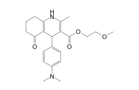 2-Methoxyethyl 4-[4-(dimethylamino)phenyl]-2-methyl-5-oxo-1,4,5,6,7,8-hexahydro-3-quinolinecarboxylate