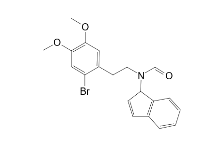 N-[.beta.-(2-Bromo-4,5-dimethoxyphenyl)ethyl]-N-formyl-1-aminoindene