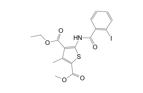 4-ethyl 2-methyl 5-[(2-iodobenzoyl)amino]-3-methyl-2,4-thiophenedicarboxylate