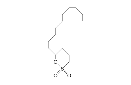 6-Decyl-1,2-oxathiane 2,2-dioxide