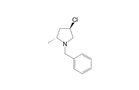 (2R,4R)-1-(benzyl)-4-chloro-2-methyl-pyrrolidine
