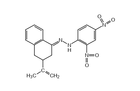 3,4-DIHYDRO-3-ISOPROPENYL-1(2)-NAPHTHALENONE, (2,4-DINITROPHENYL)HYDRAZONE