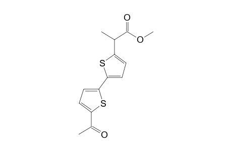 2-[5-(5-acetyl-2-thienyl)-2-thienyl]propionic acid methyl ester