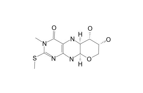 (3R,4S,4AS,10AR)-3,4,4A,5,10,10A-HEXAHYDRO-3,4-DIHYDROXY-7-METHYL-8-(METHYLTHIO)-2H-PYRANO-[3,2-G]-PTERIDIN-6(7H)-ONE