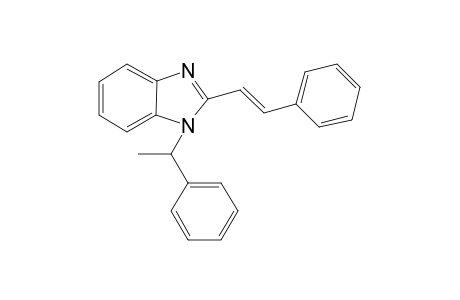 1-(1-phenylethyl)-2-[(E)-styryl]benzimidazole