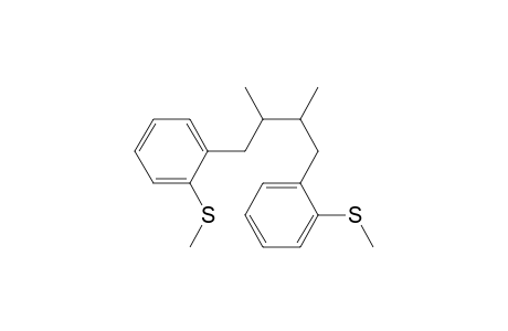 Benzene, 1,1'-(2,3-dimethyl-1,4-butanediyl)bis[2-(methylthio)-, (R*,R*)-