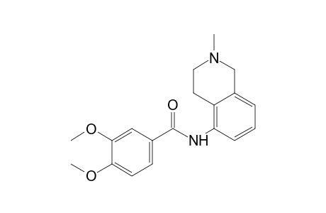 N-(2-methyl-1,2,3,4-tetrahydro-5-isoquinolyl)veratramide