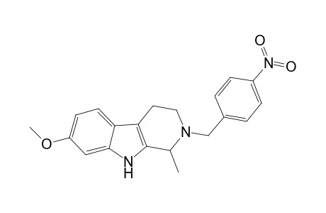 11-Methoxy-3-methyl-4-(p-nitrobenzyl)-3,4,5,6-tetrahydro-.beta.-carboline