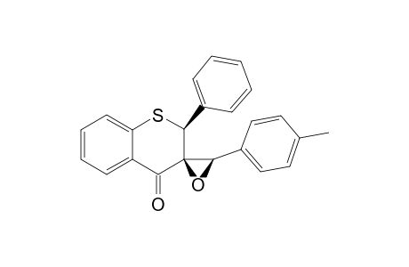 TRANS,CIS-(+/-)-3'-(4-METHYLPHENYL)-2-PHENYLSPIRO-[2H-1-BENZOTHIOPYRAN-3(4H),2'-OXIRAN]-4-ONE