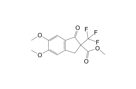 Methyl 2-(trifluoromethyl)-2,3-dihydro-1-oxo-5,6-dimethoxy-1H-indene-2-carboxylate