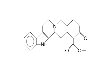 Yohimban-16-carboxylic acid, 17-oxo-, methyl ester, (16.alpha.)-