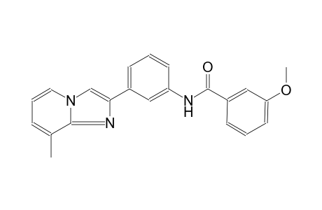 benzamide, 3-methoxy-N-[3-(8-methylimidazo[1,2-a]pyridin-2-yl)phenyl]-