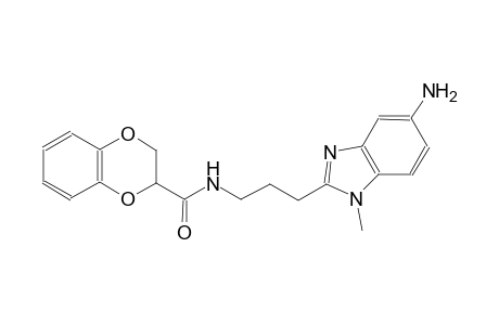 1,4-benzodioxin-2-carboxamide, N-[3-(5-amino-1-methyl-1H-benzimidazol-2-yl)propyl]-2,3-dihydro-