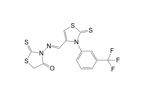 2-Thioxo-3-[2-thioxo-3-(3-trifluormethylphenyl)-2,3-dihydrothiazol-4-ylmethylenamino]-thiazolidin-4-one