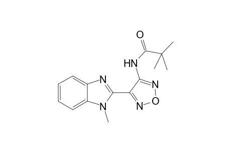 Propanamide, 2,2-dimethyl-N-[4-(1-methyl-1H-1,3-benzimidazol-2-yl)-1,2,5-oxadiazol-3-yl]-