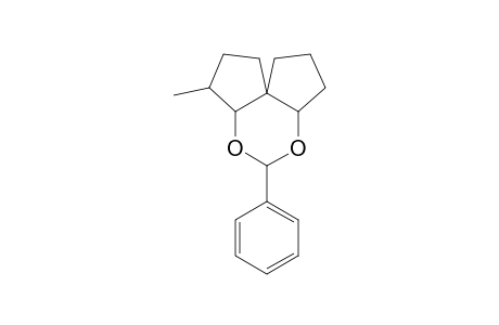 (+-)-(3aRS,5SR,6aRS,7SR,9aRS)-7-Methyl-5-phenyloctahydrodicyclopenta[d,e][1,3]dioxine
