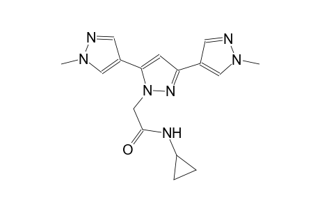 N-cyclopropyl-2-(1,1''-dimethyl-1H,1'H,1''H-[4,3':5',4''-terpyrazol]-1'-yl)acetamide