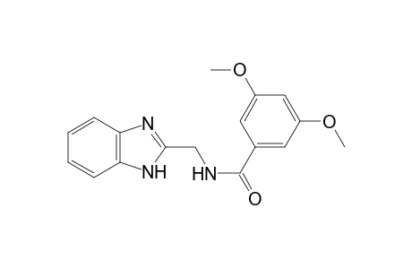 Benzamide, N-(1H-1,3-benzimidazol-2-ylmethyl)-3,5-dimethoxy-