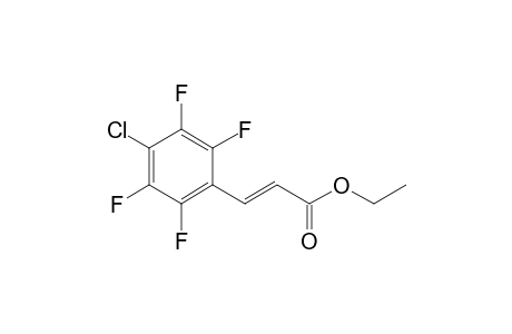 Ethyl 3-(p-chloro-tetrafluorophenyl)acrylate