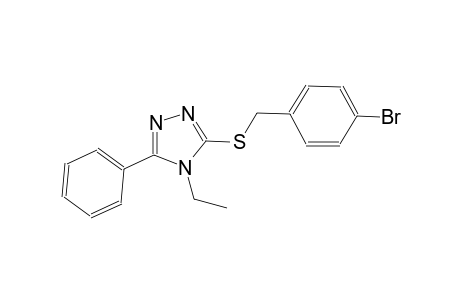 3-[(4-bromobenzyl)sulfanyl]-4-ethyl-5-phenyl-4H-1,2,4-triazole