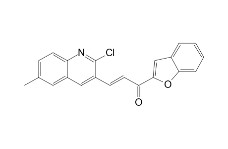 (2E)-1-(1-Benzofuran-2-yl)-3-(2-chloro-6-methylquinolin-3-yl)prop-2-en-1-one