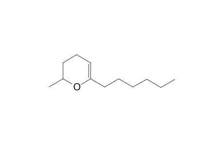 6-Hexyl-2-methyl-3,4-dihydro-2H-pyran
