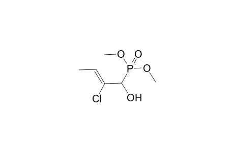 Dimethyl (Z)-2-chloro-1-hydroxy-2-butenylphosphonate