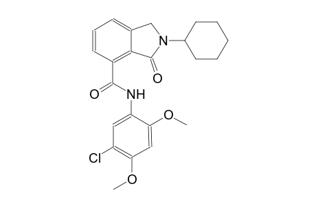 1H-isoindole-4-carboxamide, N-(5-chloro-2,4-dimethoxyphenyl)-2-cyclohexyl-2,3-dihydro-3-oxo-