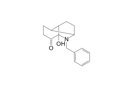 4-Azatricyclo[4.4.0.0(3,8)]decan-5-one, 10-hydroxy-4-(phenylmethyl)-, stereoisomer
