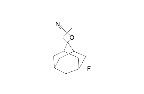 SYN-4'-CYANO-5-FLUORO-4'-METHYLSPIRO-[ADAMANTANE-2,2'-OXETANE]