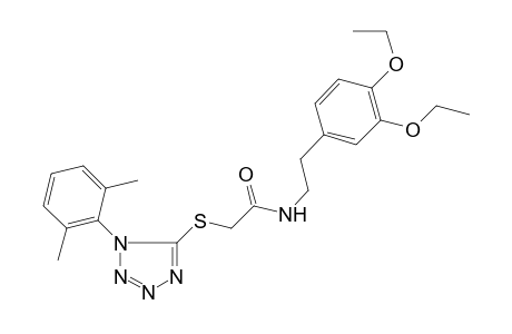 N-[2-(3,4-diethoxyphenyl)ethyl]-2-[1-(2,6-dimethylphenyl)tetrazol-5-yl]sulfanyl-acetamide