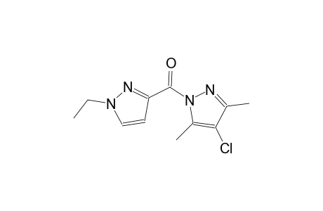 4-chloro-1-[(1-ethyl-1H-pyrazol-3-yl)carbonyl]-3,5-dimethyl-1H-pyrazole