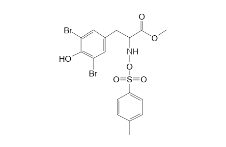 Methyl 3-(3,5-dibromo-4-hydroxyphenyl)-2-(([(4-methylphenyl)sulfonyl]oxy)amino)propanoate