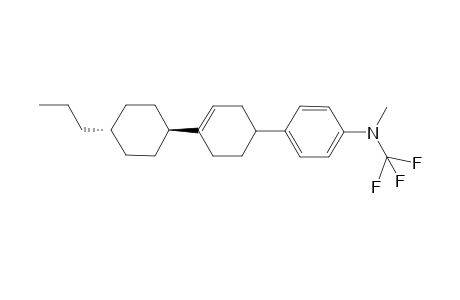 1-{4-[Methyl(trifluoromethyl)amino]phenyl}-trans-(4-propylcyclohexyl)cyclohexene