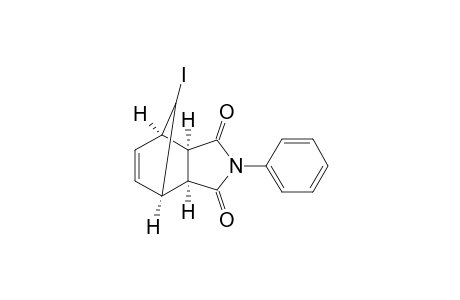 (3a.alpha.,4.alpha.,7.alpha.,7a.alpha.,8r)-3a,4,7,7a-Tetrahydo-8-iodo-2-phenyl-4,7-methano-1H-isoindole-1,3(2H)-dione
