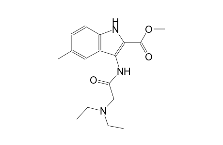 methyl 3-{[(diethylamino)acetyl]amino}-5-methyl-1H-indole-2-carboxylate