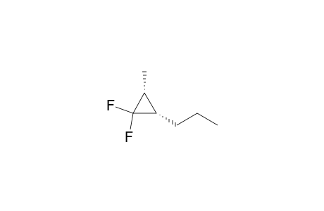 Cyclopropane, 1,1-difluoro-2-methyl-3-propyl-, cis-(.+-.)-