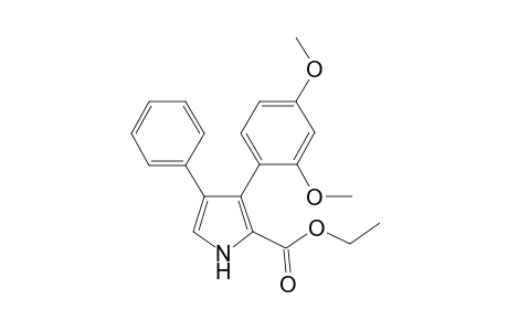 Ethyl 3-(2,4-dimethoxyphenyl)-4-phenyl-1H-pyrrole-2-carboxylate